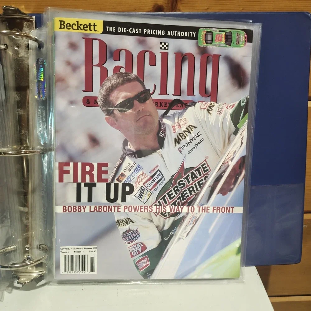 Vintage Beckett Racing Magazine November 1999 Near Mint Protective Sleeved